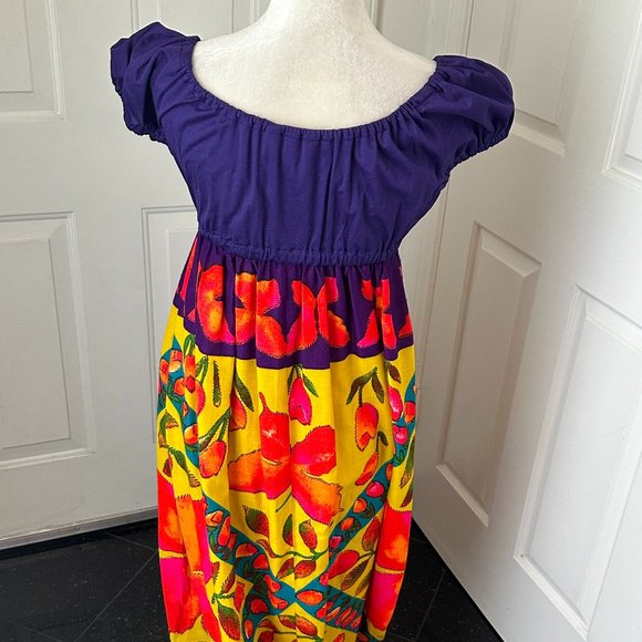 Vintage 70s Young Edwardian by Arpeja Maxi Dress – Boho Butterfly Juliet Gown 9 - Picture 5 of 8